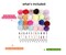 Incraftables Pom Pom Keychain Balls with Tassels & Keyrings (24 Set). Best Multicolor Large Fuzzy 3 inch Fur Pompom Keychains. Bulk Fluffy Puff Ball Keychains for Adults & Kids.